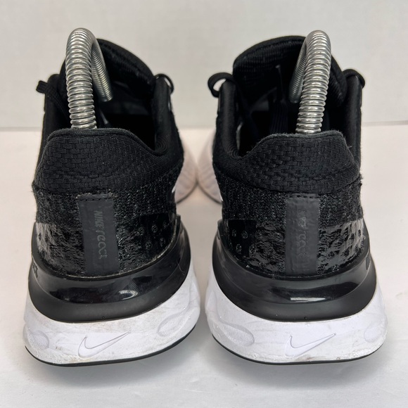 Nike React Infinity Run Flyknit 3 Womens Sz 6.5M DD3024-001 Black/White VGUC - Picture 5 of 15